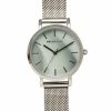 Milliotandco Glitzy Silver Mesh Strap Watch (Silver) Accessories