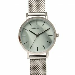 Milliotandco Glitzy Silver Mesh Strap Watch (Silver) Accessories