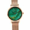 Milliotandco Holly Rose Gold Mesh Strap Watch (Salmon)