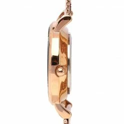 Milliotandco Holly Rose Gold Mesh Strap Watch (Salmon)