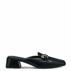 Milliotandco Innocent Square Toe Heels (Black) Shoes