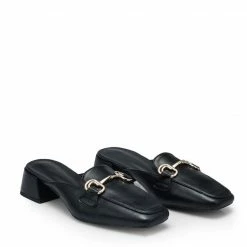 Milliotandco Innocent Square Toe Heels (Black) Shoes