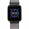 Milliotandco Jasper Woven Nylon Strap Smart Watch (Medium Blue)