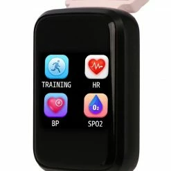 Milliotandco Jasper Woven Nylon Strap Smart Watch (Pink) Accessories