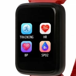 Milliotandco Jasper Woven Nylon Strap Smart Watch (Red)