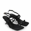Milliotandco Kandace Toe Ring Heels (Black)