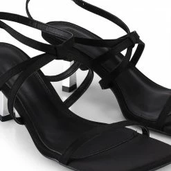 Milliotandco Kandace Toe Ring Heels (Black)