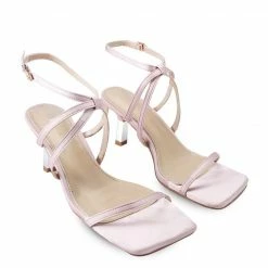 Milliotandco Kandace Toe Ring Heels (Pink) Shoes