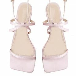 Milliotandco Kandace Toe Ring Heels (Pink) Shoes