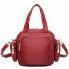 Milliotandco Laurie Top Handle Bag (Dark Red) Bags