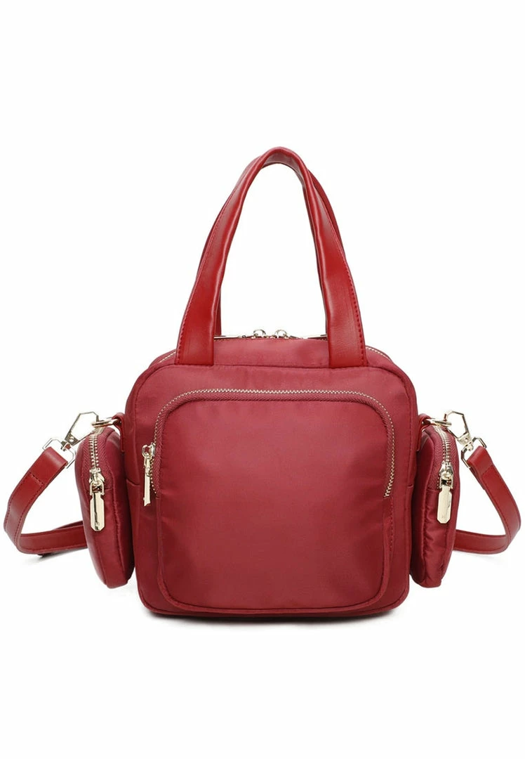 Milliotandco Laurie Top Handle Bag (Dark Red) Bags