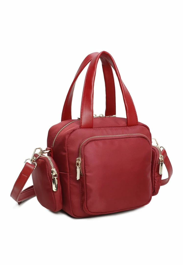 Milliotandco Laurie Top Handle Bag (Dark Red) Bags