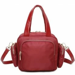 Milliotandco Laurie Top Handle Bag (Dark Red) Bags