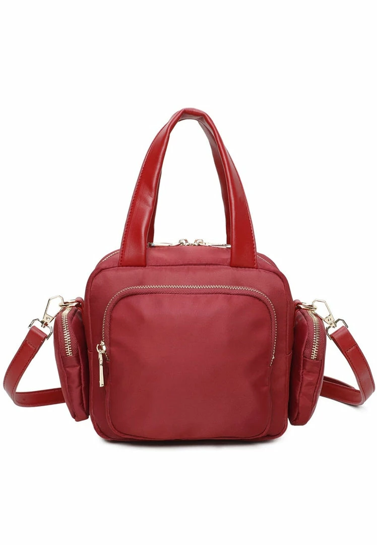 Milliotandco Laurie Top Handle Bag (Dark Red) Bags