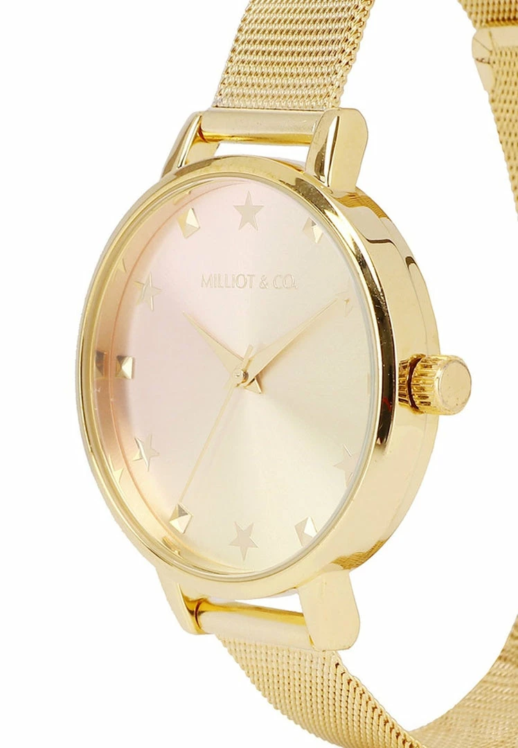 Milliotandco Accessories Lavender Watch With 2 Straps (Gold/Tortilla)