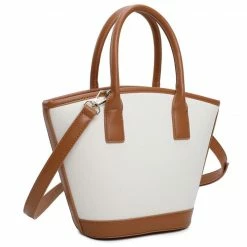 Milliotandco Bags Libby Top Handle Bag (Brown)