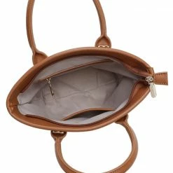 Milliotandco Bags Libby Top Handle Bag (Brown)