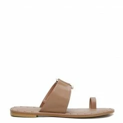 Milliotandco Lit Toe Ring Flat Sandals (Brown)