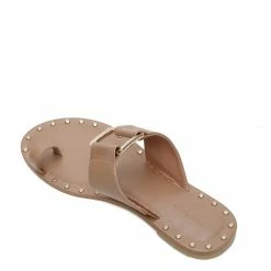 Milliotandco Lit Toe Ring Flat Sandals (Brown)