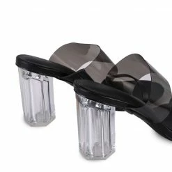 Milliotandco Lys Open Toe Heels (Black)