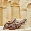 Milliotandco Shoes Nurita Harith Halyn Open Toe Heels (Pecan)