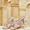 Milliotandco Nurita Harith Hetty Open Toe Heels (Nude) Shoes