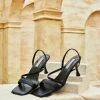 Milliotandco Nurita Harith Havana Open Toe Heels (Black) Shoes