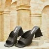 Milliotandco Nurita Harith Hanne Open Toe Heels (Charcoal)