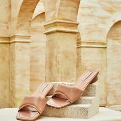 Milliotandco Nurita Harith Haniya Open Toe Heels (Nude) Shoes