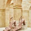 Milliot & Co Nurita Harith Harley Open Toe Heels (Nude)