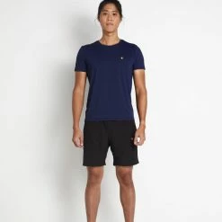 Milliotandco Laszlo Men Short Sleeves Top (Navy) Activewear