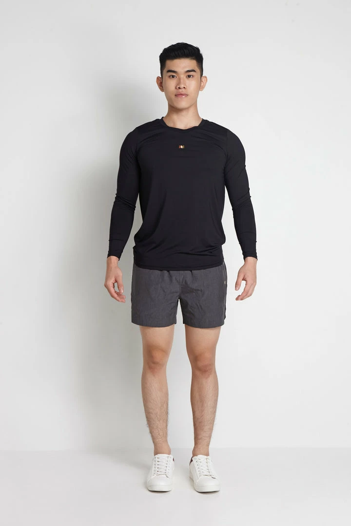 Milliotandco Arlo Men Long Sleeves Top (Black) Activewear