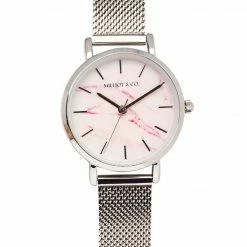 Milliotandco Macy Silver Mesh Strap Watch (Silver)