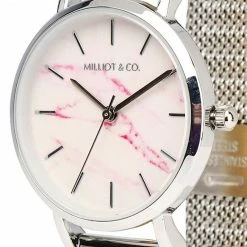Milliotandco Macy Silver Mesh Strap Watch (Silver)