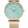 Milliotandco Madison Rose Gold Mesh Strap Watch (Salmon) Accessories