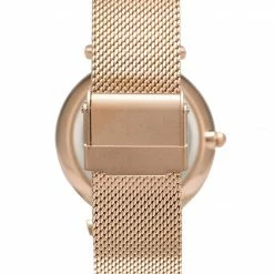 Milliotandco Madison Rose Gold Mesh Strap Watch (Salmon) Accessories