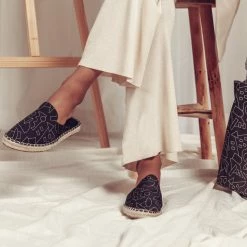 Sherwan Rozan X Milliot & Co. Others Slip Ons & Espadrilles (Black)