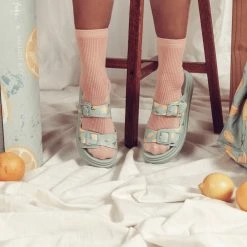 Milliotandco Manda Baby X Milliot & Co. Open Toe Sandals & Flip Flops (Aquamarine) Shoes