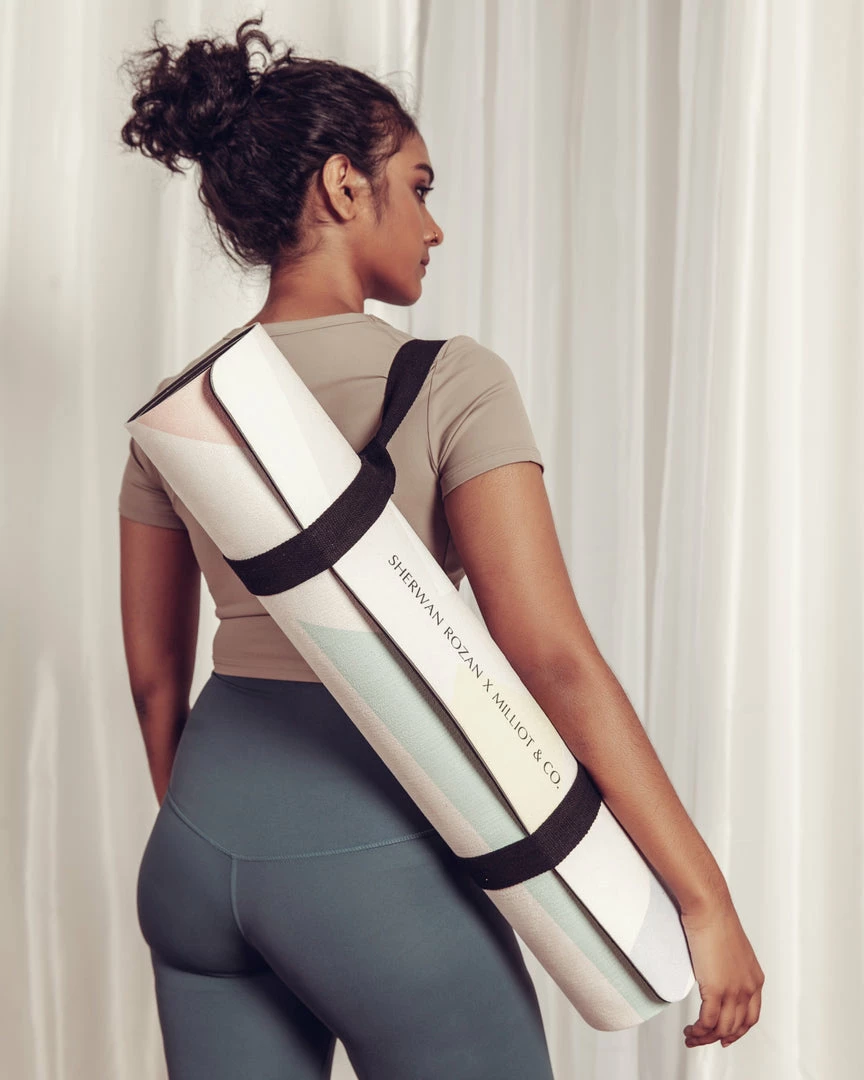 Milliotandco Yoga Mats Sherwan Rozan X Milliot & Co. TPE Sport Mat (6MM) (Pink)