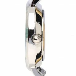 Milliotandco Accessories Misty Silver Leather Strap Watch (Black)