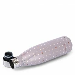 Milliot & Co Molly Vacuum Insulated Stainless Steel Thermal Water Bottle (Grey) The Home Edit