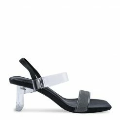 Milliotandco Night Out Open Toe Heels (Black) Shoes
