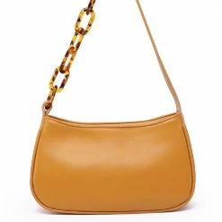 Milliotandco Bags Penelope Baguette Bag (Brown)