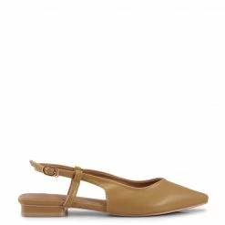 Milliotandco Princess Pointed Toe Flats (Brown) Shoes