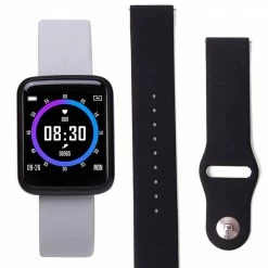 Milliotandco Timothy Smart Watch With 2 Straps V2.0 (Grey/Black)