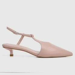 Milliot & Co Shoes Paris Pointed Toe Heels (Pink)