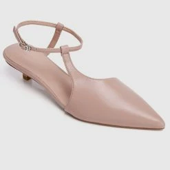 Milliot & Co Shoes Paris Pointed Toe Heels (Pink)