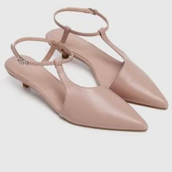 Milliot & Co Shoes Paris Pointed Toe Heels (Pink)