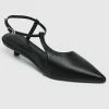 Milliot & Co Shoes Paris Pointed Toe Heels (Black)