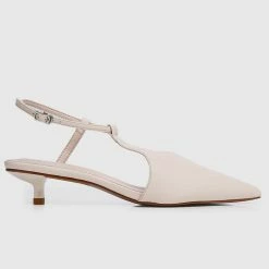 Milliotandco Paris Pointed Toe Heels (White)